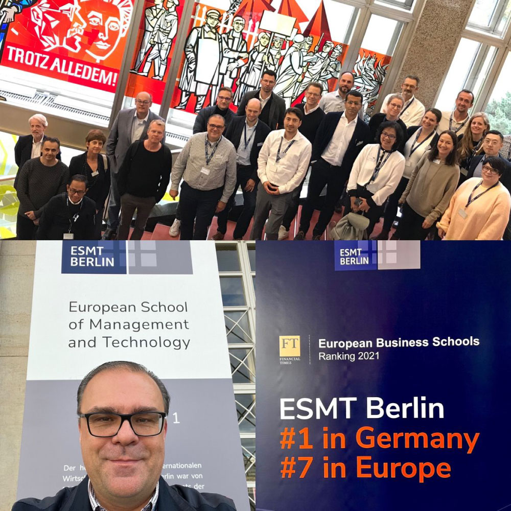 Gerd Müller-Pfeiffer bei einer Veranstaltung der European School for Management and Technology Berlin