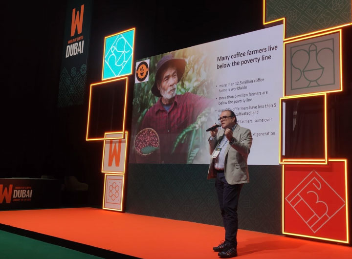 Gerd Müller-Pfeiffer als Keynote Speaker auf der World of Coffee in Dubai 2026